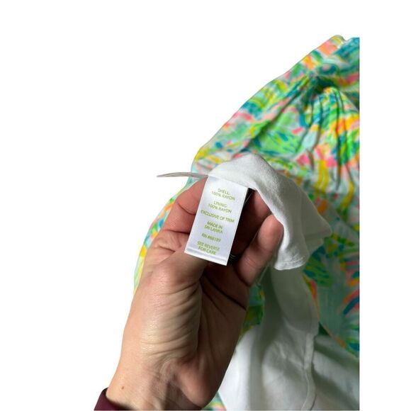 Lilly Pulitzer Women's Christine Dress size 2 Mini Multicolor Strap - Picture 11 of 13